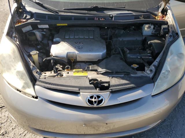 5TDBK22CX9S027058 - 2009 TOYOTA SIENNA XLE ნაცრისფერი ფოტო 12