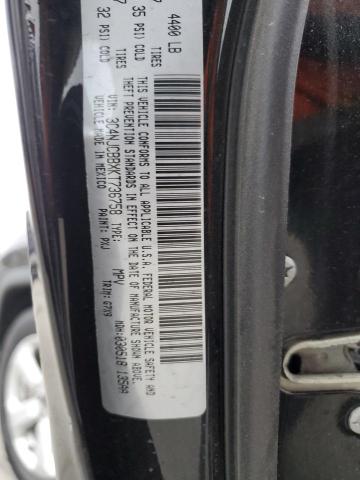 3C4NJCBBXKT736758 - 2019 JEEP COMPASS LATITUDE Қара фото 13