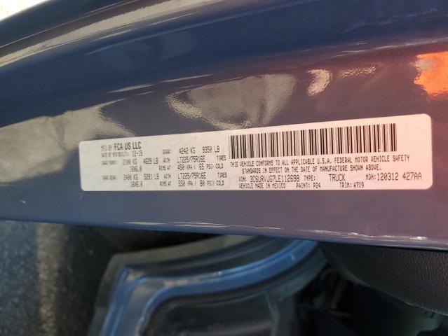 3C6URVJG7LE112698 - 2020 RAM PROMASTER 3500 HIGH Синій фото 13