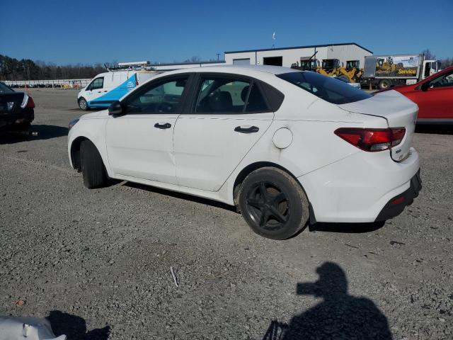 3KPA24AB6JE062694 - 2018 KIA RIO LX WHITE photo 2