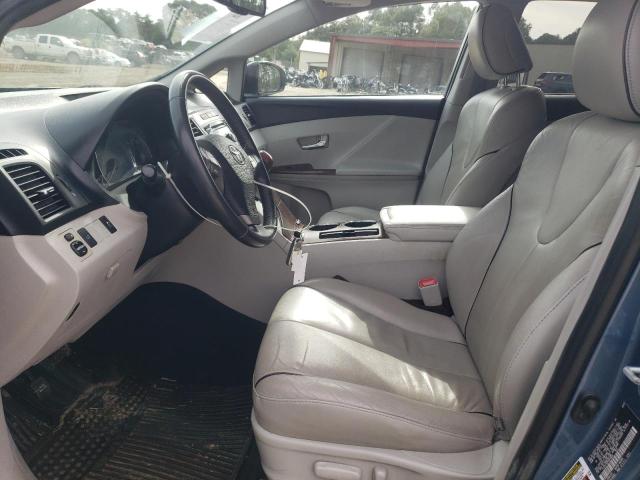 4T3ZK11A79U016686 - 2009 TOYOTA VENZA BLUE photo 7