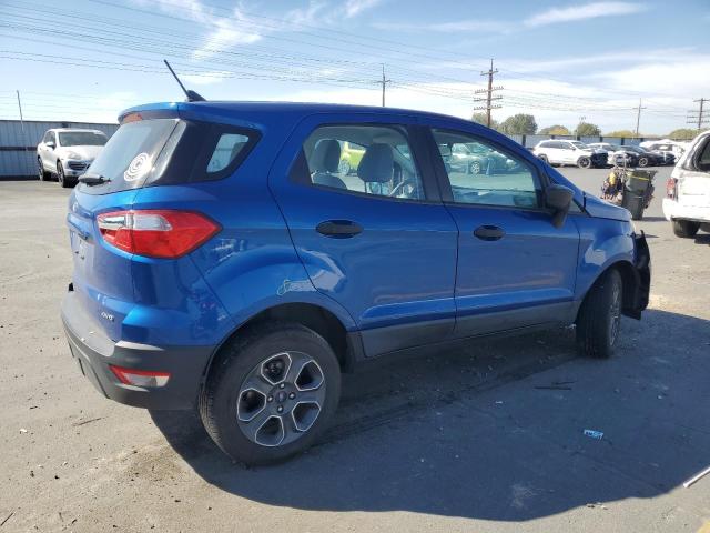 MAJ6S3FL9MC398519 - 2021 FORD ECOSPORT S BLUE photo 3