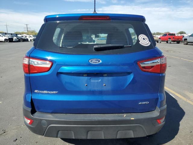 MAJ6S3FL9MC398519 - 2021 FORD ECOSPORT S BLUE photo 6