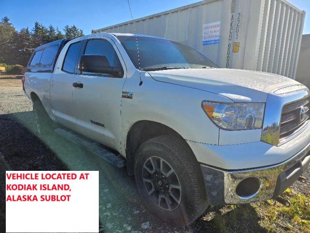 5TFBV54137X008993 - 2007 TOYOTA TUNDRA DOUBLE CAB SR5 WHITE photo 4