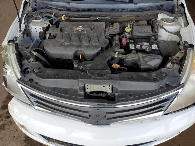 3N1BC1AP6BL420839 - 2011 NISSAN VERSA S WHITE photo 11