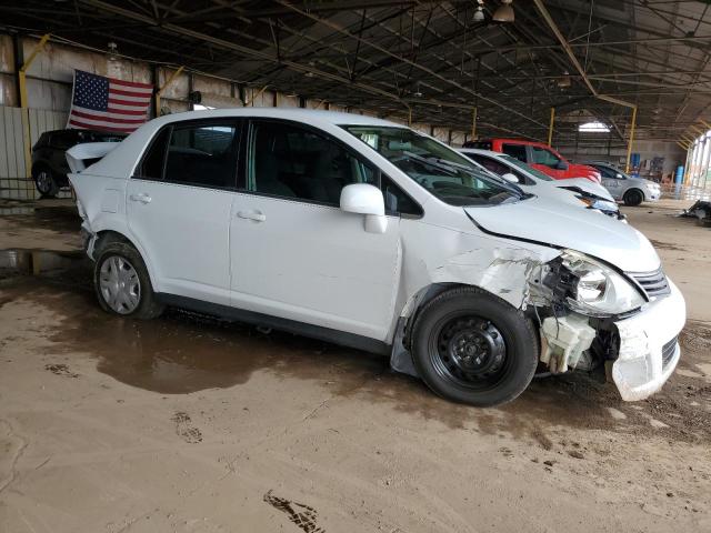 3N1BC1AP6BL420839 - 2011 NISSAN VERSA S WHITE photo 4