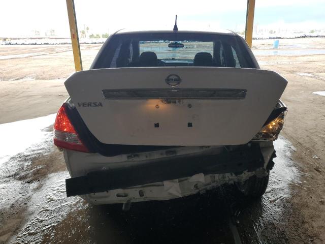 3N1BC1AP6BL420839 - 2011 NISSAN VERSA S WHITE photo 6