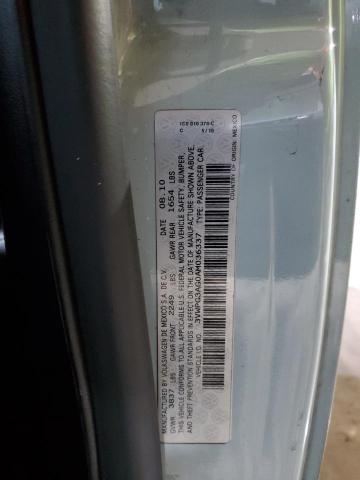 3VWPG3AG0AM036337 - 2010 VOLKSWAGEN NEW BEETLE BLUE photo 12