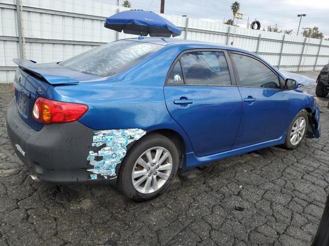 1NXBU40EX9Z087181 - 2009 TOYOTA COROLLA BASE Կապույտ լուսանկար 3