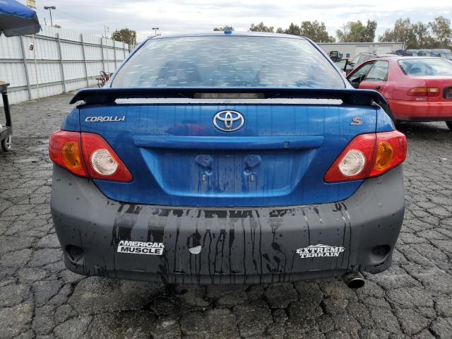 1NXBU40EX9Z087181 - 2009 TOYOTA COROLLA BASE Կապույտ լուսանկար 6