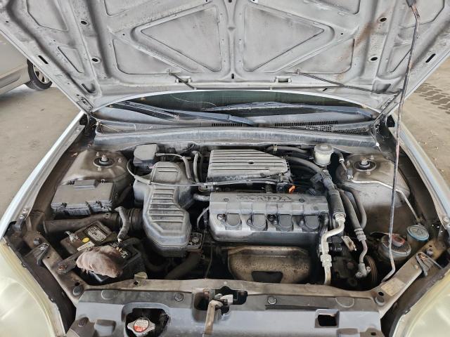 2HGES16573H620726 - 2003 HONDA CIVIC LX SILVER photo 11