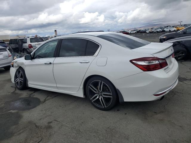 1HGCR2F58HA290027 - 2017 HONDA ACCORD SPORT WHITE photo 2
