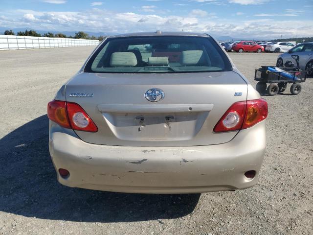 2T1BU40E69C041848 - 2009 TOYOTA COROLLA BASE GOLD photo 6