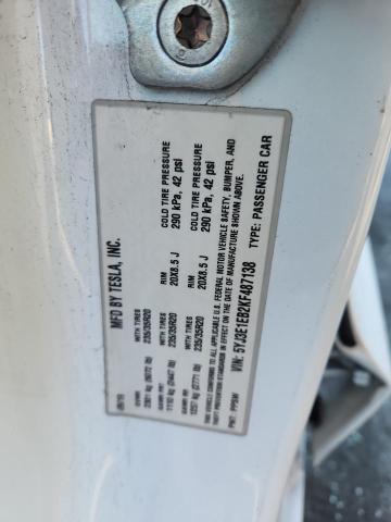 5YJ3E1EB2KF487138 - 2019 TESLA MODEL 3 თეთრი ფოტო 12