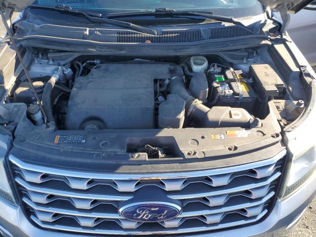 1FM5K8F83GGC90808 - 2016 FORD EXPLORER LIMITED SILVER photo 12