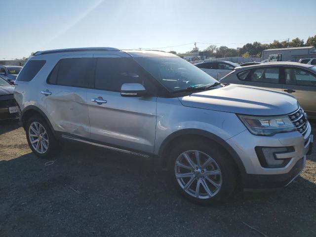 1FM5K8F83GGC90808 - 2016 FORD EXPLORER LIMITED SILVER photo 4