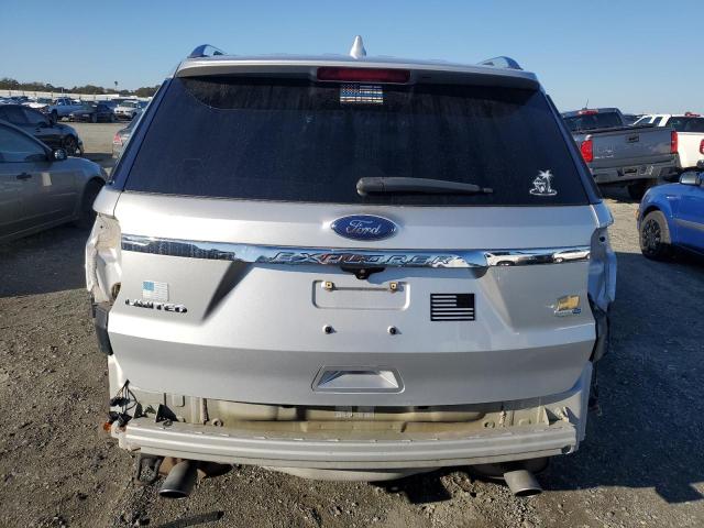 1FM5K8F83GGC90808 - 2016 FORD EXPLORER LIMITED SILVER photo 6