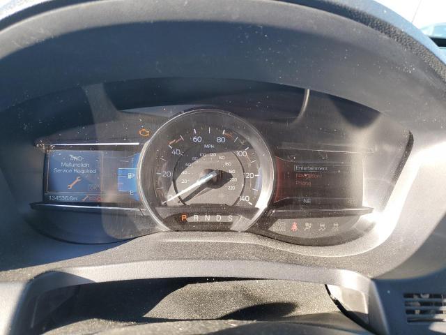 1FM5K8F83GGC90808 - 2016 FORD EXPLORER LIMITED SILVER photo 9