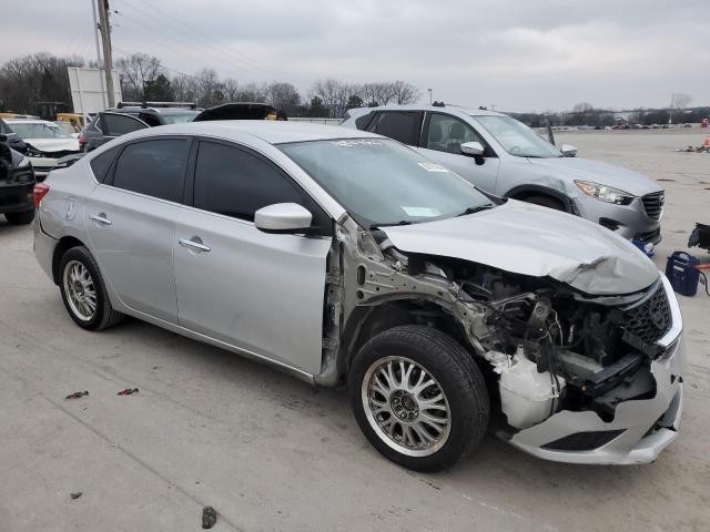 3N1AB7AP6KY283664 - 2019 NISSAN SENTRA S SILVER photo 4