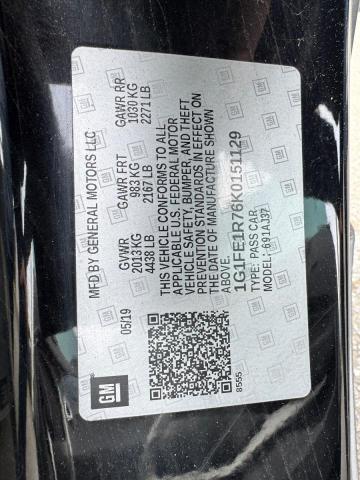 1G1FE1R76K0151129 - 2019 CHEVROLET CAMARO SS 灰色 照片 10