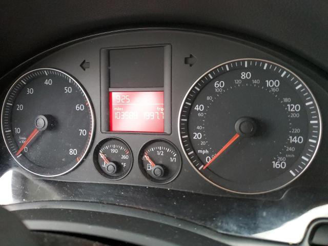 3VWEF71K07M183837 - 2007 VOLKSWAGEN JETTA WOLFSBURG 黑色 照片 9