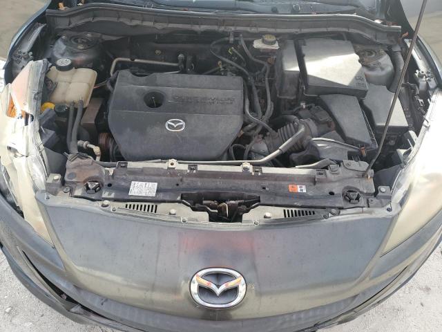 JM1BL1VF6B1446587 - 2011 MAZDA 3 I GRAY photo 11