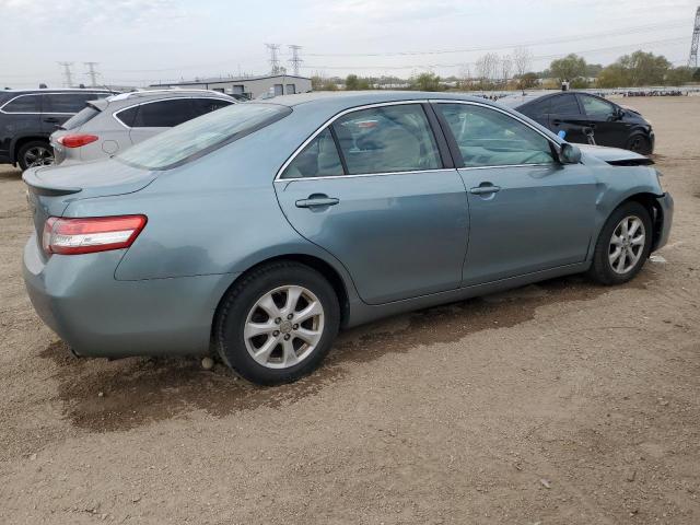 4T4BF3EK4BR140956 - 2011 TOYOTA CAMRY BASE Turquoise photo 3