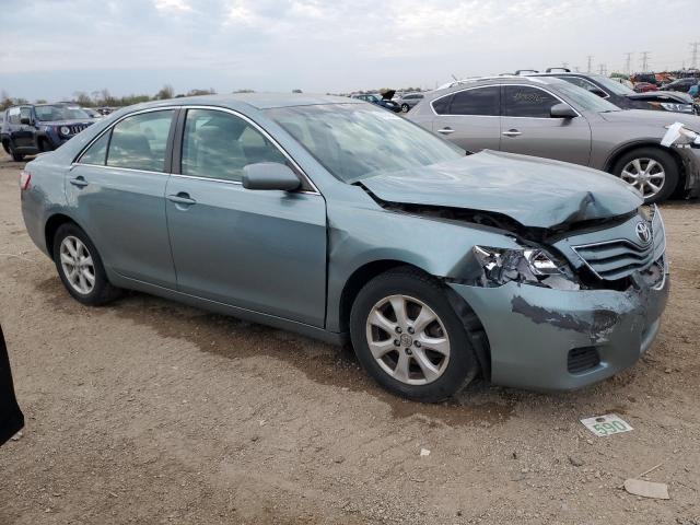 4T4BF3EK4BR140956 - 2011 TOYOTA CAMRY BASE Turquoise photo 4