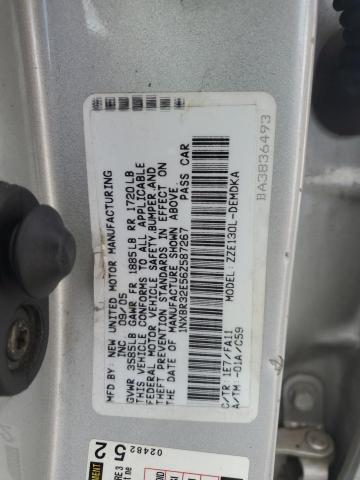 1NXBR32E56Z587267 - 2006 TOYOTA COROLLA CE Plata foto 12