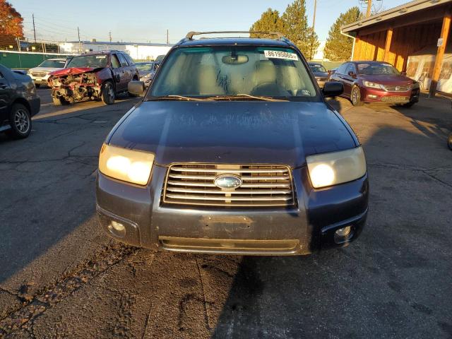 JF1SG63616H730264 - 2006 SUBARU FORESTER 2.5X BLUE photo 5