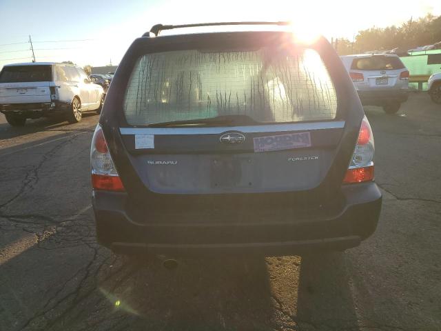 JF1SG63616H730264 - 2006 SUBARU FORESTER 2.5X BLUE photo 6