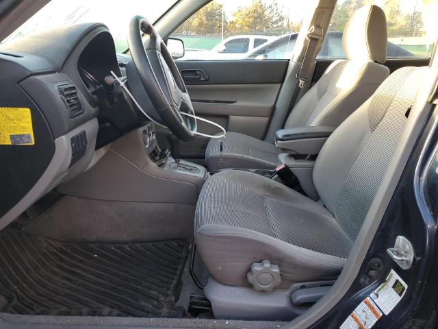 JF1SG63616H730264 - 2006 SUBARU FORESTER 2.5X BLUE photo 7
