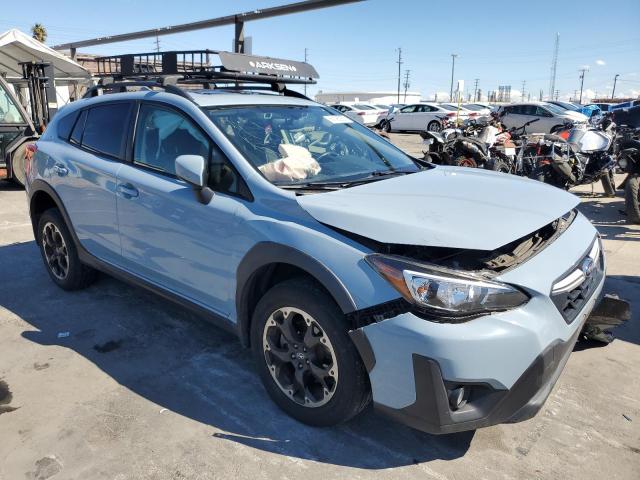 JF2GTAEC4MH224069 - 2021 SUBARU CROSSTREK PREMIUM BLUE photo 4