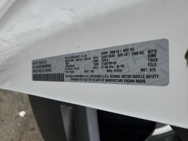 3C6LRVDG6ME509442 - 2021 RAM PROMASTER 2500 HIGH Weiß Foto 13