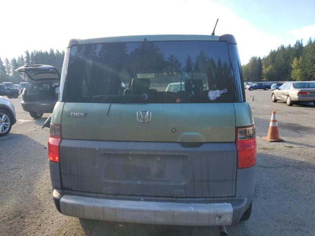 5J6YH28533L038813 - 2003 HONDA ELEMENT EX GREEN photo 6