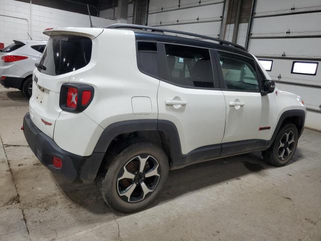 ZACNJBC14KPK49057 - 2019 JEEP RENEGADE TRAILHAWK WHITE photo 3