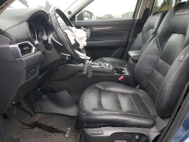 JM3KFBDM7J0381290 - 2018 MAZDA CX-5 GRAND TOURING BLUE photo 7