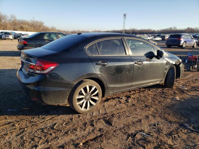 19XFB2F91FE065610 - 2015 HONDA CIVIC EXL შავი ფოტო 3