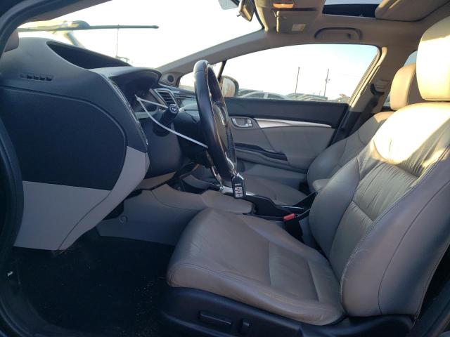 19XFB2F91FE065610 - 2015 HONDA CIVIC EXL შავი ფოტო 7