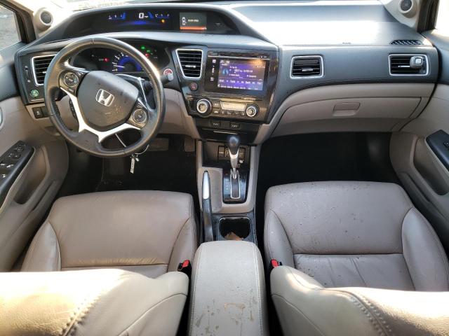19XFB2F91FE065610 - 2015 HONDA CIVIC EXL შავი ფოტო 8