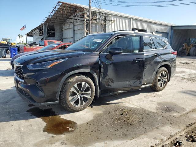 5TDGZRAH5MS053938 - 2021 TOYOTA HIGHLANDER XLE BLACK photo 1