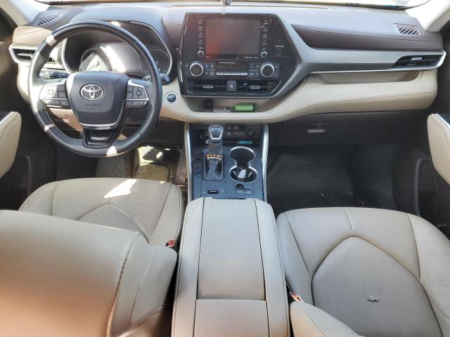 5TDGZRAH5MS053938 - 2021 TOYOTA HIGHLANDER XLE BLACK photo 8