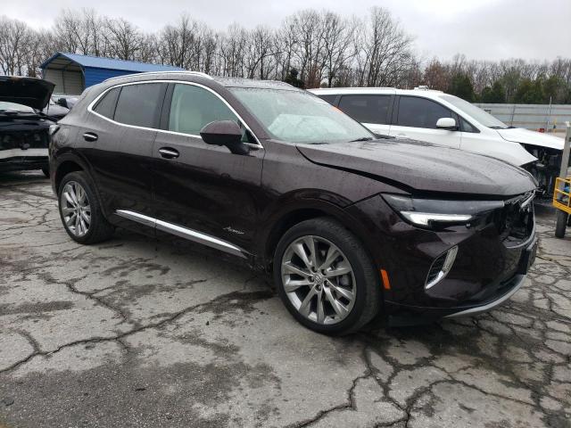 LRBFZSR4XPD034983 - 2023 BUICK ENVISION AVENIR MAROON photo 4