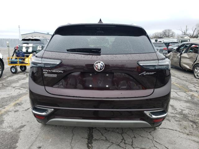 LRBFZSR4XPD034983 - 2023 BUICK ENVISION AVENIR MAROON photo 6