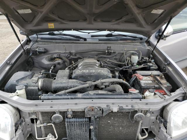 5TBBT4418YS112699 - 2000 TOYOTA TUNDRA ACCESS CAB ნაცრისფერი ფოტო 11