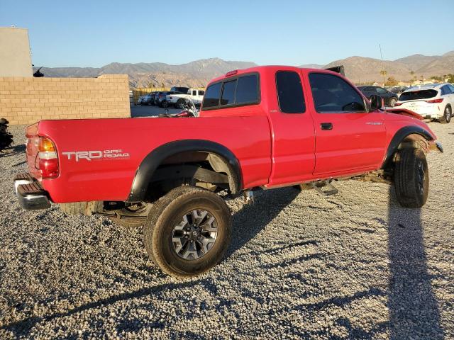 5TESN92N02Z044235 - 2002 TOYOTA TACOMA XTRACAB PRERUNNER წითელი ფოტო 3