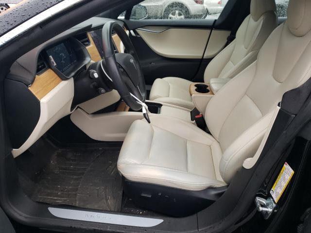 5YJSA1E28LF362170 - 2020 TESLA MODEL S BLACK photo 7