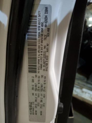 3C6JR6DT7JG225151 - 2018 RAM 1500 ST WHITE photo 12