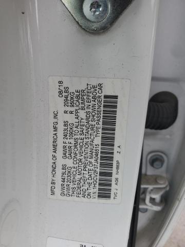 1HGCV2F37JA046515 - 2018 HONDA ACCORD SPORT Blanco foto 12