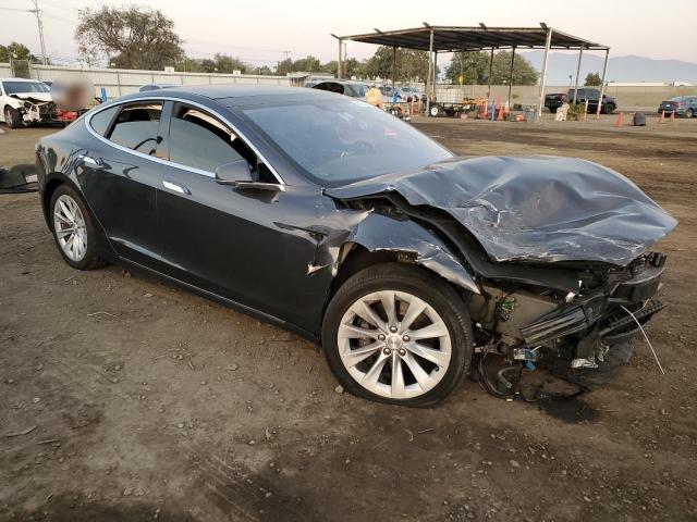 5YJSA1E19GF160886 - 2016 TESLA MODEL S GRAY photo 4